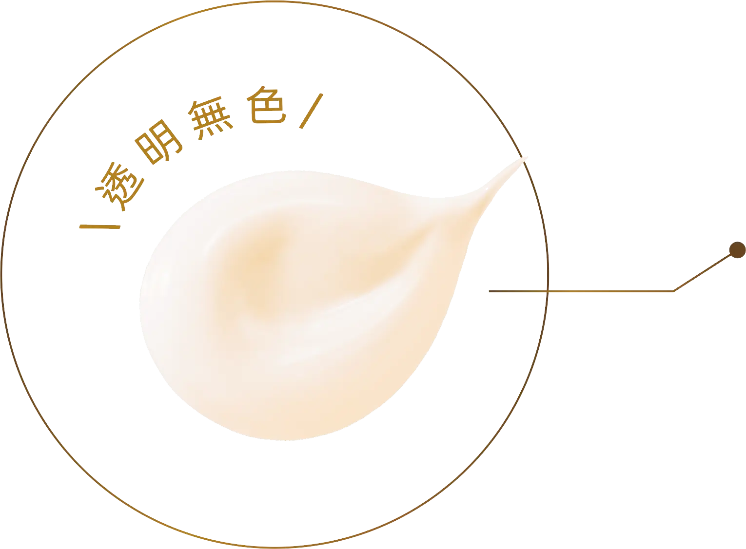 透明無色質地