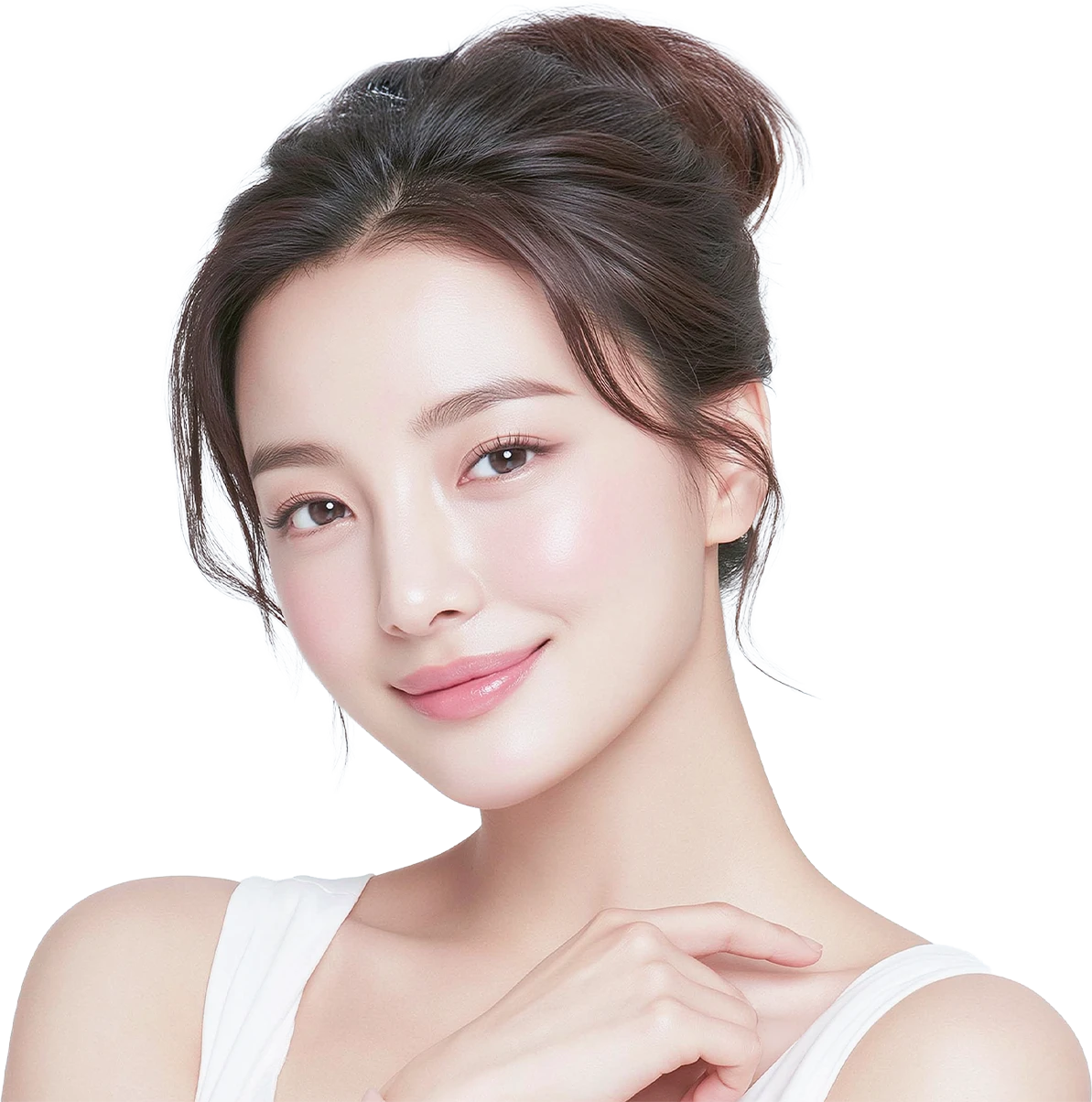 清透水嫩肌膚女性形象