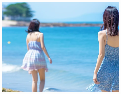 海邊戶外活動情境