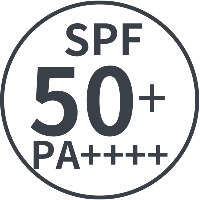 SPF50+ PA++++ 圖示