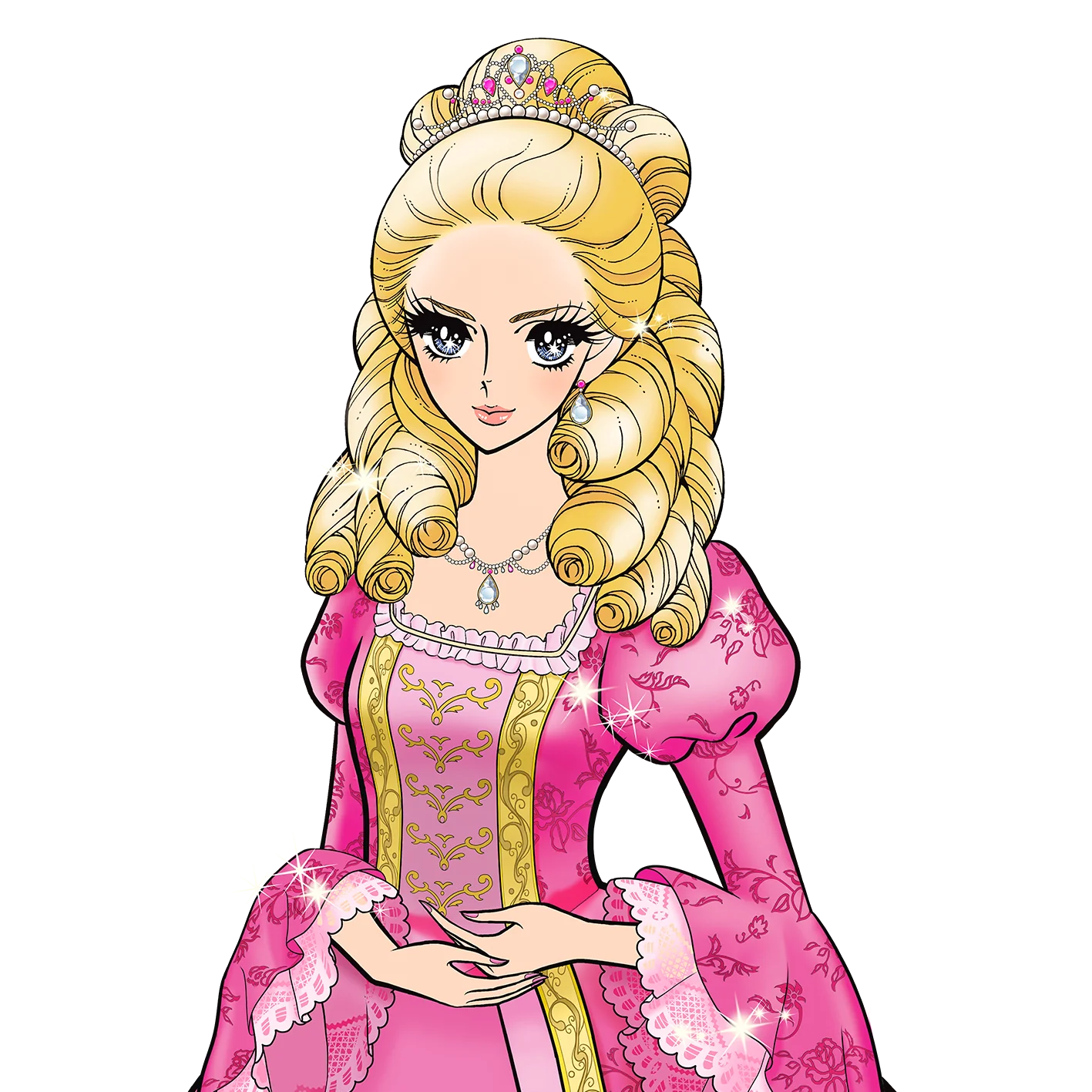 花漾美姬公主插畫